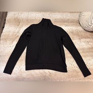 AlO yoga Black Women's Sweater mock neck turtle neck size s
